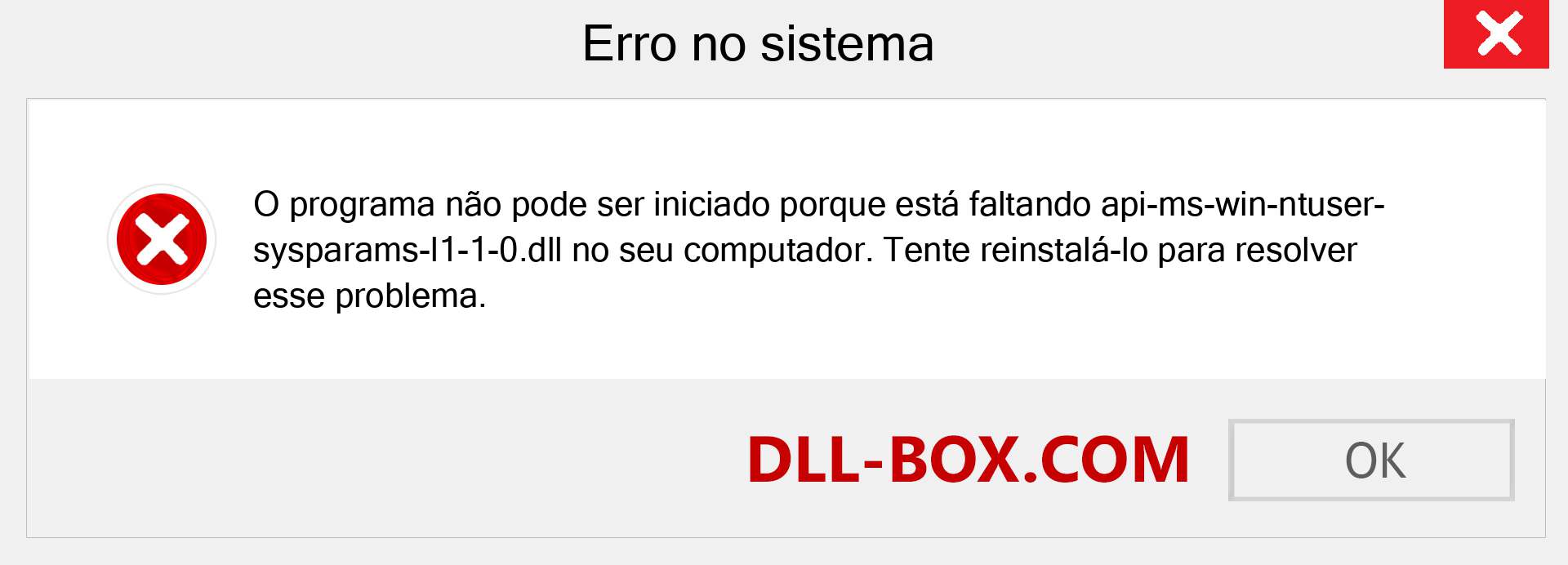 Arquivo api-ms-win-ntuser-sysparams-l1-1-0.dll ausente ?. Download para Windows 7, 8, 10 - Correção de erro ausente api-ms-win-ntuser-sysparams-l1-1-0 dll no Windows, fotos, imagens